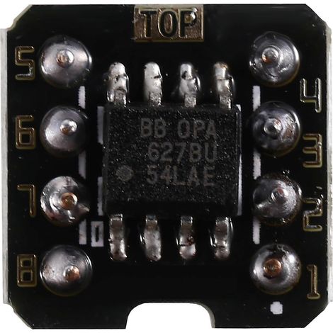 OPA627BU SOP8 zu DIP8 Dual Operationsverstärker Chip Niedrige Verzerrung Niedriges Rauschen Hohe Geschwindigkeit Dual AMP OP Modul. (1/5)