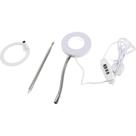 Lampe de croissance LED - Spectre complet 48 LEDs, Minuteur 3/9/12h, Dimmable, Tige réglable pour plantes d'intérieur (1/5)