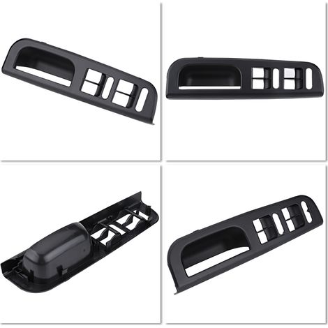 Pour les modèles Volkswagen Jetta, Golf et Passat de 1998 à 2004 : Panneau de commande des vitres (noir) (1/5)