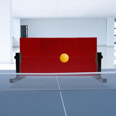 Tennis Ping-Pong Rebound Board, Planche de Rebounder Tennis de Table Pro avec 8 Blocs en Caoutchouc, Angle Réglable à 360 °, Sparring Return Board Intérieur Tennis Table (1/5)