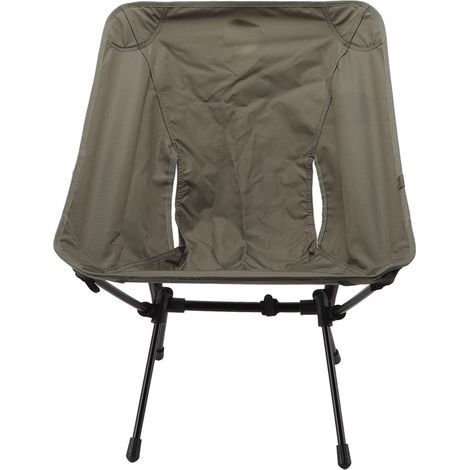 Chaise lunaire pliante légère en alliage d'aluminium et toile Oxford, dossier bas, pour camping extérieur, plage, pêche, vert (1/5)