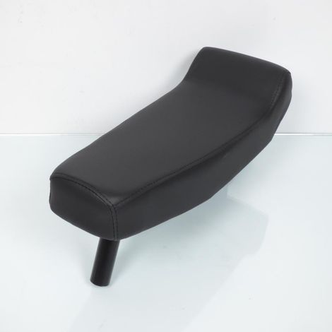 Selle biplace noir avec tube de selle Ø30mm pour mobylette