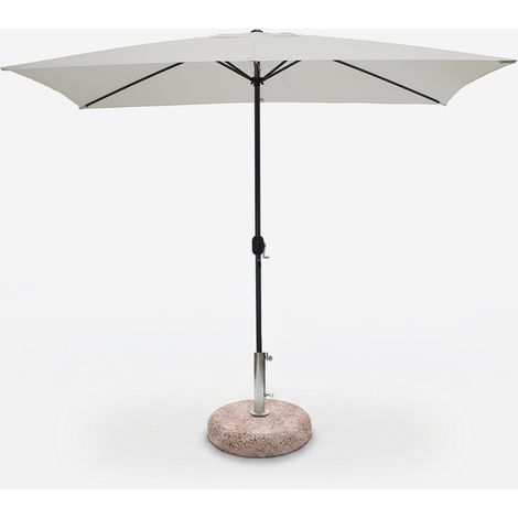 Ombrellone rettangolare da giardino 300x200 cm - Ecrù