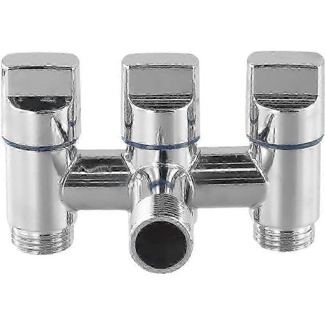 Vanne d'angle à 3 voies pour une gestion efficace du débit d'eau (1/5)