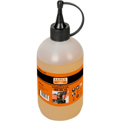 Bahco Hydraulik-Öl ISO VG15, Ersatzflasche a 250 ml