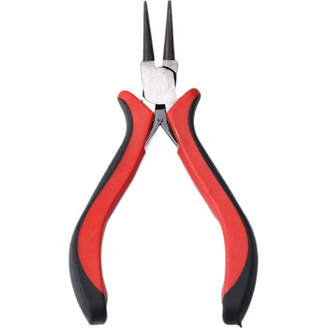 Outils artisanaux autour de l'anneau de fer Accessoires de quincaillerie Pinces à bec rond Jeu de pinces à bec effilé pour couper le fil. (1/3)