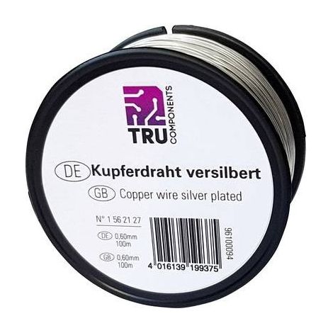 TRU COMPONENTS Filo in rame Diametro (senza isolante): 0.40 mm 90 m