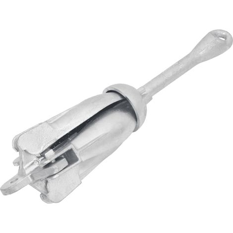 Klappanker Silber 6 kg Feuerverzinktes Gusseisen