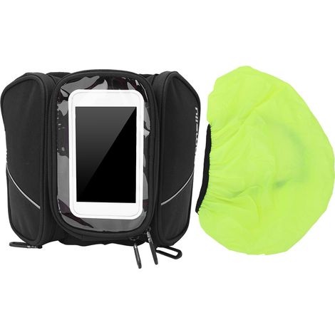 Sacoche de cadre vélo VTT poutre supérieure toile étui téléphone équipement cyclisme noir 1L (1/5)