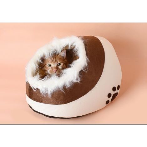 Beige/Brun 41 × 36 × 26 Cm Pour Chat