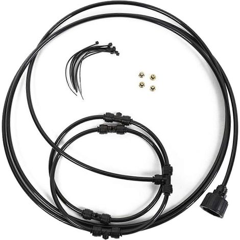 Voici une proposition de titre produit en français (caractères : 176) : Pulvérisateur brumisateur jardin 30 cm, anneau d'arrosage européen 3 m, système d'irrigation pour plantes, outil de jardinage r
