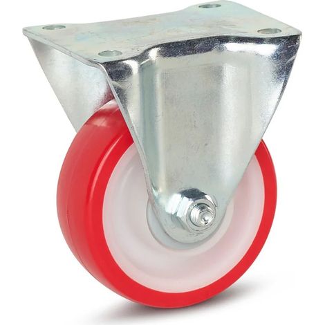 Roue fixe - MESO - PU - 100mm - 180kg (1/2)