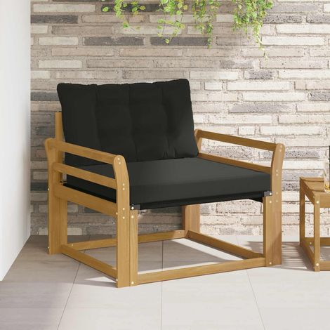 Teenpull – Outdoor-Sofagarnitur Massives Akazienholz und Textilene Weiß (1/5)