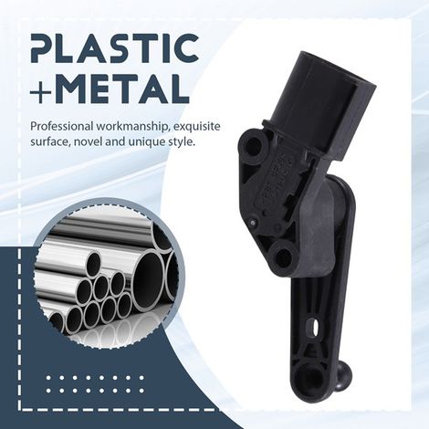 Available in one color only: see photo. Material: plastic and metal. Vehicle height sensor 1044971-00-B