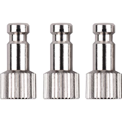 Raccord de déconnexion rapide pour aérographe, 3 pièces, filetage mâle 1/4 pouce BSP femelle, compatible avec les aérographes Paasche (1/2)