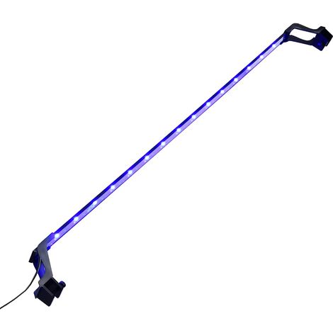 vidaXL Aquarium LED Light with Clamps 115-130 cm Blue and White