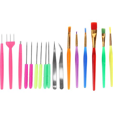Kit de 17 pinceaux à biscuits, outil de décoration de gâteaux avec épingle à fondant pour pâtisserie maison