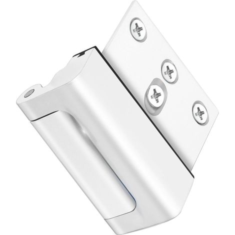 Serrure de sécurité domestique en alliage d'aluminium, 800lb, antirouille, inviolable, renfort de porte blanc (1/5)