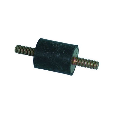 Silent Bloc Universal Macho/macho - ø: 20mm - Longitud: 25mm, Rosca: M6 - Longitud de Rosca: 14mm