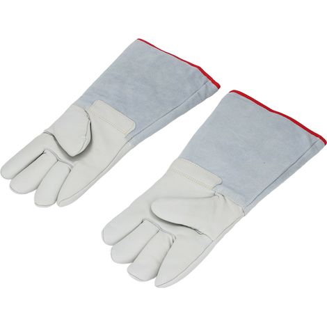 2 Gants Anti-Gel 40cm Protection Froid pour Manipulation Glace Carbonique Azote Liquide Entrepôt Réfrigéré