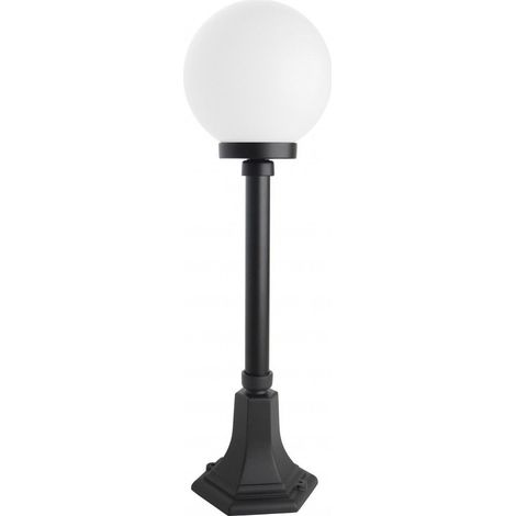 Lampada giardino 68 cm globo 20 cm nera E27 IP43 SU-MA (1/4)