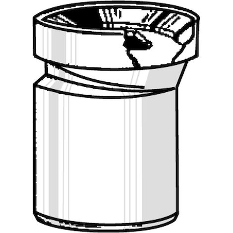 SCELTO DA DESIVERO Raccordo wc bianco ecc. dn 110 l160 codice prod: DSV02053 (1/3)