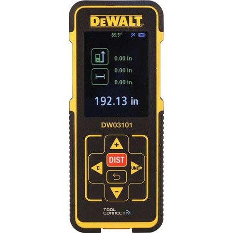 DeWalt DW03101 Bluetooth 100m Laser Distance Measurer