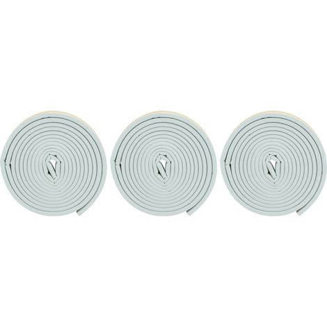 Lot de 3 joints d'étanchéité épais, isolants, anti-choc et auto-adhésifs pour portes de garage et fenêtres. (1/5)