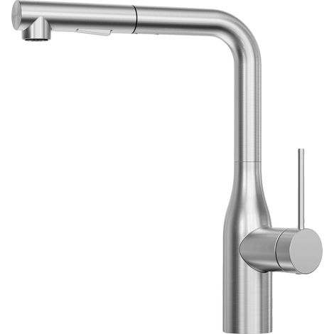 Grifo mezclador de cocina, caño extraíble, fácil instalación, cromado, G3/8 (1/5)