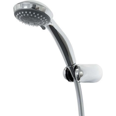 tecuro Wannenset Komfort-70 - mit 3 Funktionen Handbrause, Brauseschlauch 125 cm, Wandhalter 5-fach verstellbar (1/5)