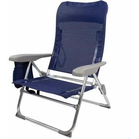 Aktive Klappstuhl Slim Marineblau Komfortabel