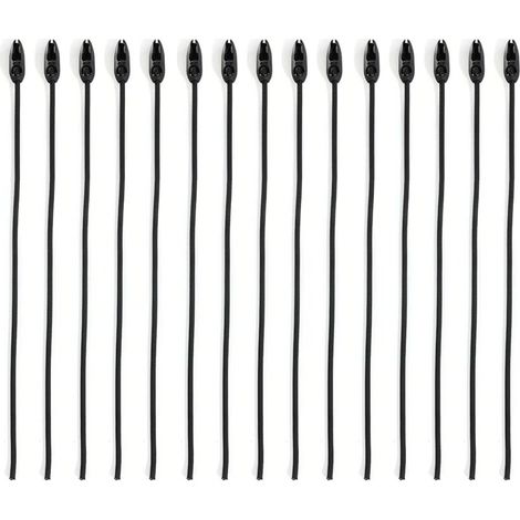 Tendeur Elastique 15pcs(15×50cm),Tendeurs Elastique avec Crochets,pour Vélos Motos Toiles Haubans De Vamping Longueur Réglable (1/5)