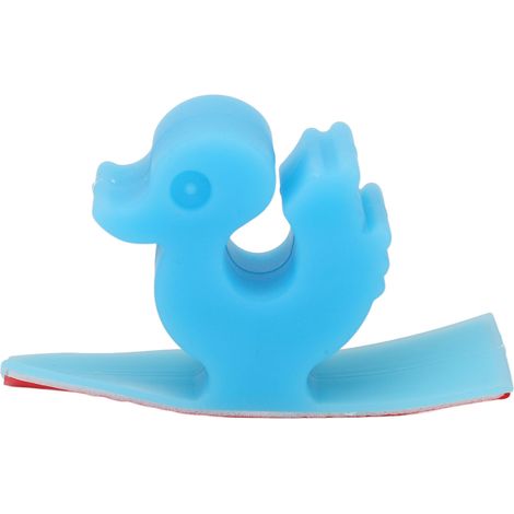 Organisateur de Câbles en Forme de Canard pour Salon de Beauté - Bleu Fluorescent pour Appareils et Instruments (1/5)