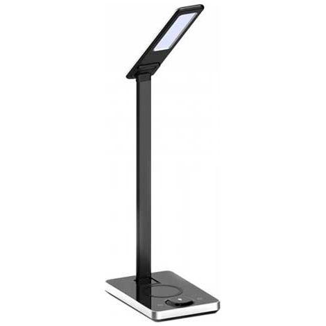 V-TAC VT-7505 Lampe table LED 5W touch changement de couleur 3in1 dimmable avec wireless charging corps noir - SKU 8602 (1/5)