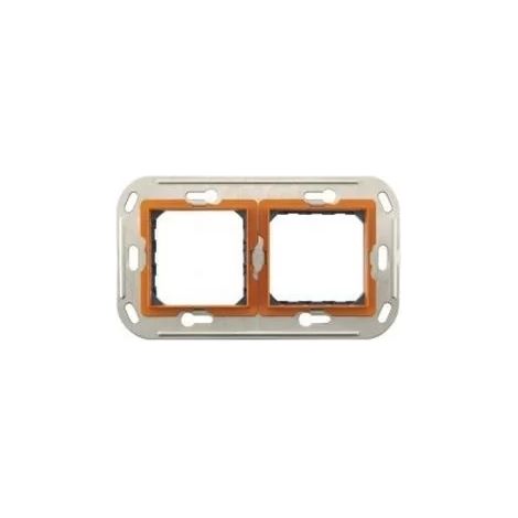 Bticino 23395 Monoblock Axolute screw support 2x2 modules - center distance 57mm