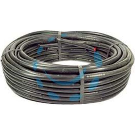 ALA GOCCIOLANTE MM.16 3 FORI COLORE NERO - portata 2 lt./h.rotolo da mt.100 fori ogni cm.30