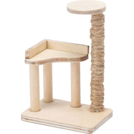 Puppenhaus-Miniatur-Katzen-Aufbewahrungshalter, multifunktional, dekorativ