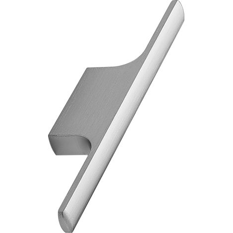 Furnipart Möbelgriff Tau LA32, Griff für Küchenschränke - Schrankgriff für Küchenfronten - Aluminium Edelstahl Effekt (1/4)
