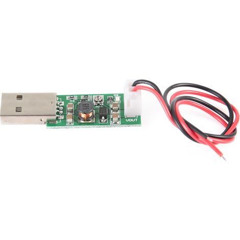 Convertisseur élévateur de tension CC-CC USB DC 7 W, 5 V vers 6 V, 9 V, 12 V et 15 V, réglable. (1/5)