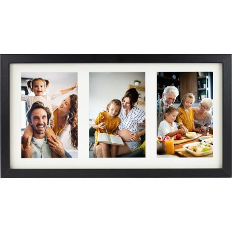 Cornice portafoto 15/15 BASIC M044 nera 18x35 cm