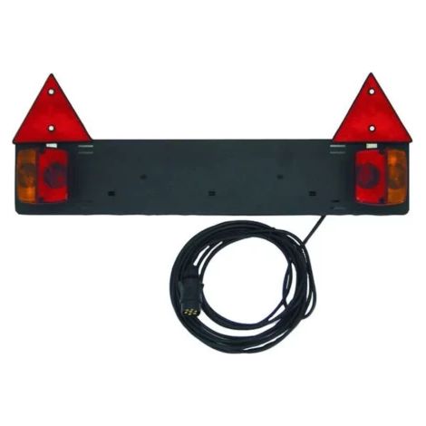 Rampe d'éclairage arrière 750 mm pour remorque bagagère (1/3)