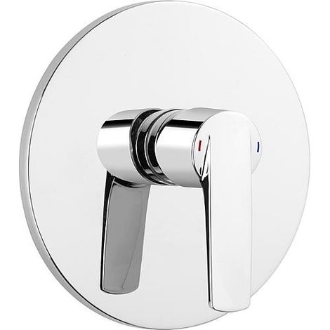 Mitigeur de douche encastré Heinrichschulte Alpha 300, rosace Ø 178 mm, chromé