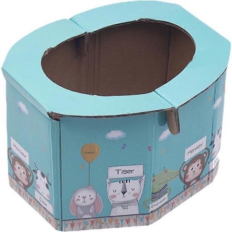 Ensemble de toilettes portables pour enfants (1 ensemble), adapté aux voyages, au camping, pliable et à une utilisation d'urgence dans la voiture. (1/5)