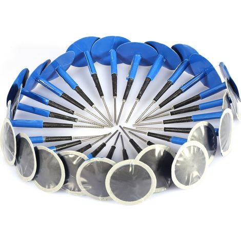 24 mèches champignon caoutchouc réparation crevaison pneu tubeless auto moto universel (3) (1/5)