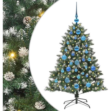 Artificial Christmas Tree with 150 LEDs with Stand Green 120 cm vidaXL (1/5)