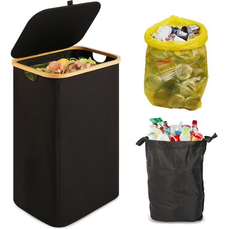 Poubelle Cuisine 100L Couvercle Anti-Odeur (1/5)