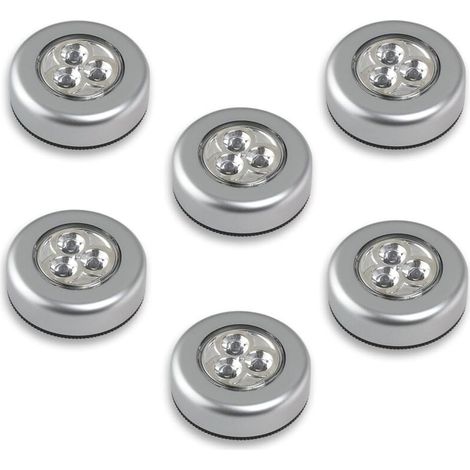 [NIEMALS VERWENDET] batteriebetriebene LED-Leuchten - Zum Einschalten drücken - Weißes Licht [Energieklasse A+++]
