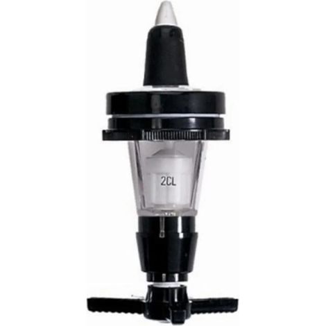 PRIMA Portionierer, Getränkeportionierer, Schnapsspender für Spirituosenflaschen, hängend, Ausschankmenge: 40 ml (1/2)