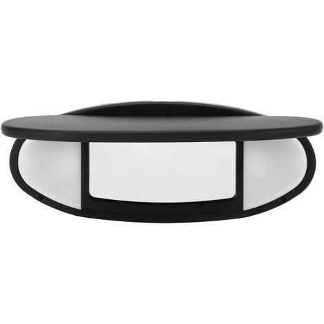 BUNTHAUS Pare-soleil avant avec miroir de courtoisie, anti-éblouissement, pour une conduite en toute sécurité, compatible avec R55, R56 et R60 (2007-2014), noir (1/5)