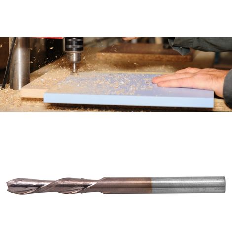 Fraise à double tranchant à gauche, fraise à bois en acier au tungstène carbure de bronze, 441751L (1/5)